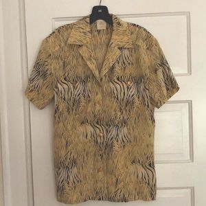 Vintage Escada Margaretha Ley silk button-up